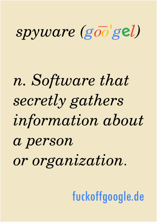 Google=Spyware